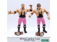 Jim Neidhart & Bret Hart 1987 Hart Foundation WWF LJN Titan Sports 8" Vintage