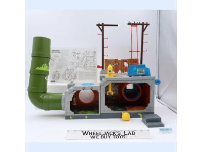 Sewer Lair 100% Complete Teenage Mutant Ninja Turtles Vintage 1989 Playmates