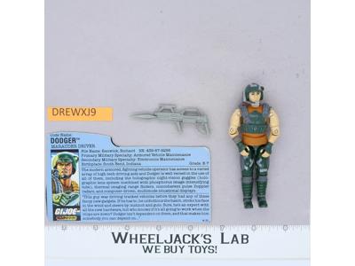 Dodger V1 100% Complete G.I. Joe 1987 Hasbro Vintage Action Figure