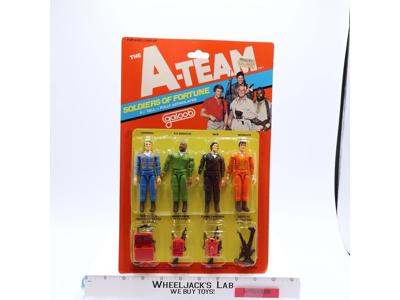 Soldiers of Fortune The A-Team 1983 Galoob Action Figures NEW MOSC SEALED
