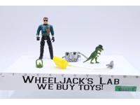 Dennis Nedry w/Tranq Spray Gun 100% Complete Jurassic Park 1993 Kenner Figure