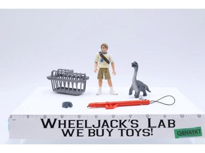 Tim Murphy w/Retracting Snare 100% Complete Jurassic Park 1993 Kenner Figure