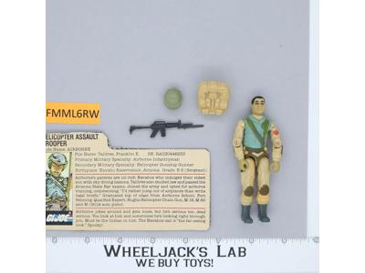 Airborne V1 100% Complete G.I. Joe 1983 Hasbro Vintage Action Figure