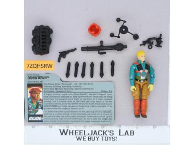 Downtown V1 100% Complete G.I. Joe 1988 Hasbro Vintage Action Figure
