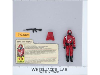Crimson Guard V1 100% Complete G.I. Joe 1985 Hasbro Vintage Action Figure