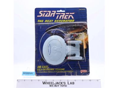 Die-Cast U.S.S. Enterprise Starship Star Trek Next Generation 1988 Galoob NEW