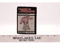Powerdasher CAR Action Figure Instruction Manual Booklet 1985 G1 Transformers