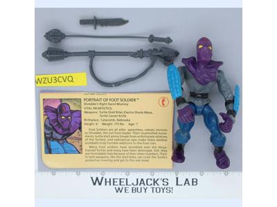 Foot Soldier 100% Complete Teenage Mutant Ninja Turtles TMNT 1988 Playmates