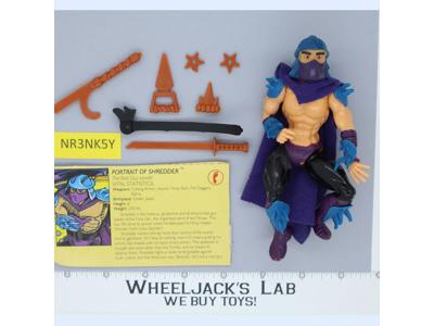 Shredder SOFT HEAD 100% Complete Teenage Mutant Ninja Turtles Playmates 1988