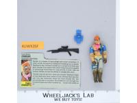 Zandar V1 100% Complete G.I. Joe 1986 Hasbro Vintage Action Figure