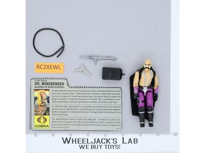Dr. Mindbender V1 100% Complete G.I. Joe 1986 Hasbro Vintage Action Figure