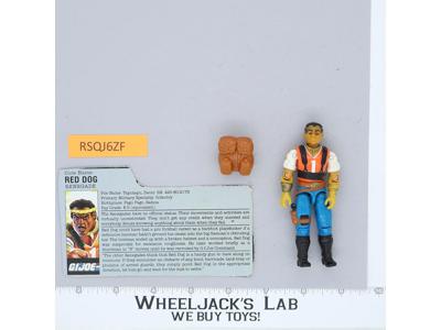 Red Dog V1 100% Complete G.I. Joe 1987 Hasbro Vintage Action Figure