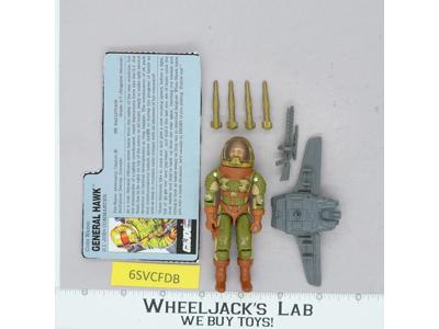 General Hawk V1 100% Complete G.I. Joe 1991 Hasbro Vintage Action Figure