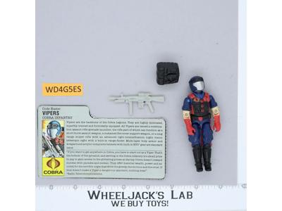 Vipers V1 100% Complete G.I. Joe 1986 Hasbro Vintage Action Figure