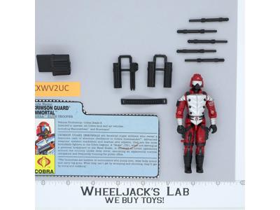 Crimson Guard Immortal V1 100% Complete G.I. Joe 1991 Hasbro Vintage Figure