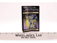 Soundwave Action Figure Instruction Manual Booklet 1985 Hasbro G1 Transformers