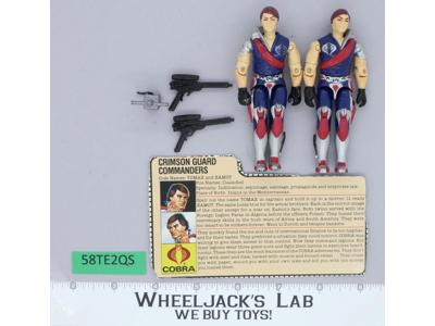 Tomax & Xamot V1 100% Complete G.I. Joe 1985 Hasbro Vintage Action Figure