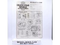 Death Star World Action Playsets Instructions Micro Collection 1982 Star Wars