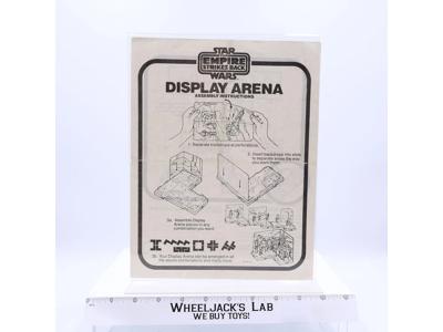 Kenner 1981 Star Wars Display Arena Instruction Manual Vintage