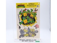 8 Piece Decorating Kit Teenage Mutant Ninja Turtles TMNT 1989 Eureka NEW SEALED