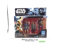 Sergeant Jyn Erso Captain Cassian Andor & K-2SO Star Wars Rogue One NEW SEALED