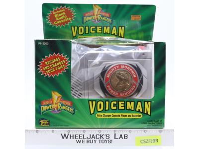 Voiceman Cassette Player & Recorder Power Rangers 1994 Micro Games NEW SEALED