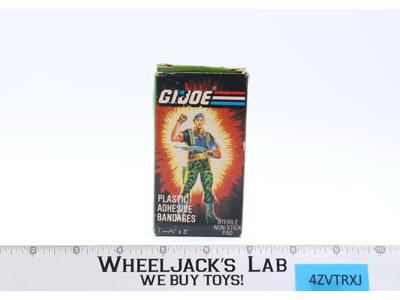 GI Joe Plastic Adhesive Bandages Box of 7 Hasbro 1986 Band-Aid