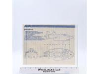 Devilfish 1986 ORIGINAL Instructions Blueprints G.I. Joe Hasbro Action Figure