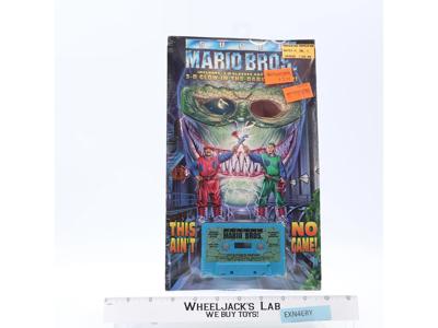 Super Mario Bros 3-D Glow In The Dark Poster Cassette Glasses Nintendo SEALED