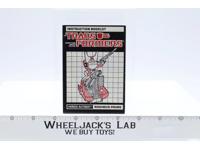 Rodimus Prime Action Figure Instruction Manual Booklet 1986 G1 Transformers