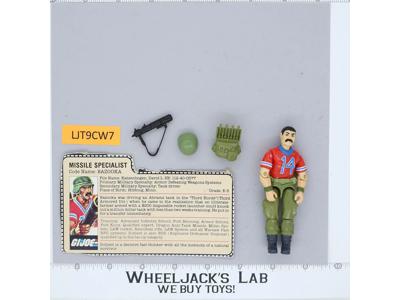 Bazooka V1 100% Complete G.I. Joe 1985 Hasbro Vintage Action Figure
