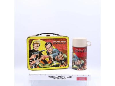 The Man From U.N.C.L.E. Metal Lunch Box 1966 King Seeley Uncle Tin w/ THERMOS
