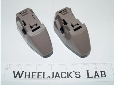 Omega Supreme 2x Foot Track Leg Armor Part 1985 G1 Transformers Vintage Hasbro