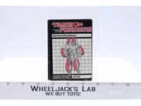 Jetfire Instructions Manual Booklet 1984 Hasbro G1 Transformers Vintage Figure