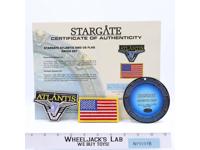 Stargate Atlantis & US Flag Patch Set Stargate Atlantis by Propworx W/ COA