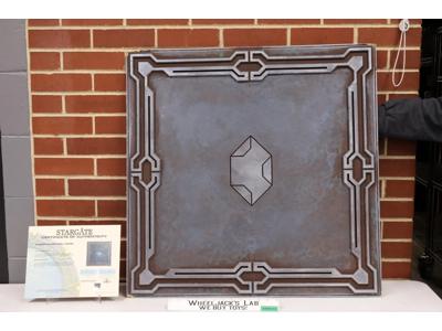 Square Wall Façade Stargate Atlantis TV Series by Propworx W/ COA