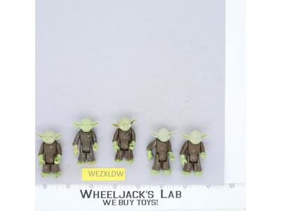 Lot of 5 Jedi Masters Yoda Star Wars ESB 1980 Kenner Action Figures