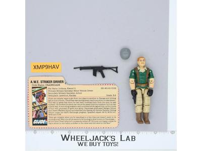 Crankcase V1 100% Complete G.I. Joe 1985 Hasbro Vintage Action Figure