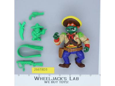 Bandito-Bashin' Mike 100% Complete Teenage Mutant Ninja Turtle 1992 Playmates