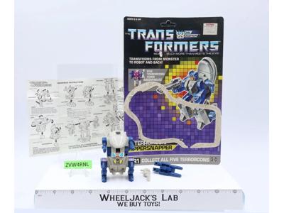 Rippersnapper 100% Complete W/CARDBACK 1987 Vintage G1 Transformers Figure
