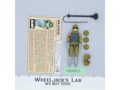 Tripwire V1 RED CARD BACK 100% Complete G.I. Joe 1983 Hasbro Vintage Figure