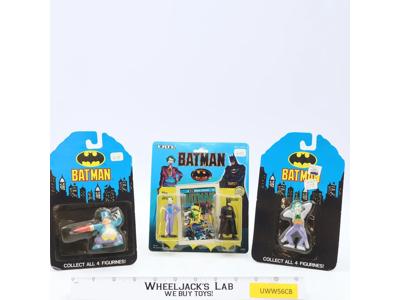 BATMAN PENGUIN + 2 JOKERS Applause (1989) & Ertl (1990) Die Cast NEW MISP