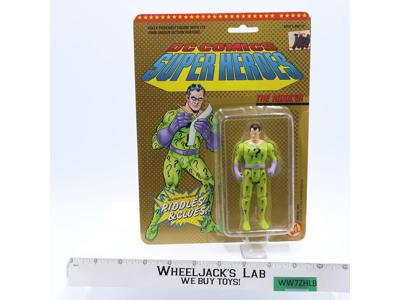 The Riddler RIDDLES & CLUES Super Heroes DC Comics 1989 Vintage Toybiz New MOSC