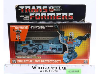 Hot Spot 100% Complete W/BOX & INSERT 1986 Vintage Hasbro G1 Transformers