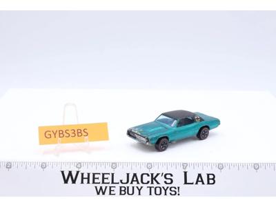 Custom T-Bird Aqua 1968 Redline Hot Wheels Mattel Vintage Redline RL