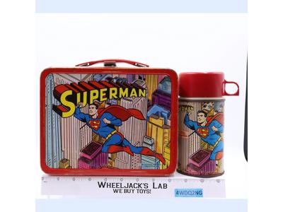 Superman Lunch Box 1967 King-Seeley Vintage w/ THERMOS