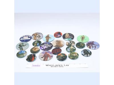 Lot of 22 Various Star Wars Buttons Pinbacks 1980s Vintage