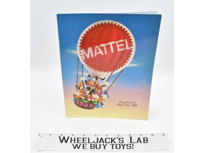 MATTEL Preschool & Infant Toys 1989 Toy Fair Employee Dealer Catalog DISNEY