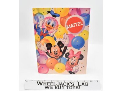 MATTEL Preschool & Infant Toys 1991 Toy Fair Employee Dealer Catalog DISNEY