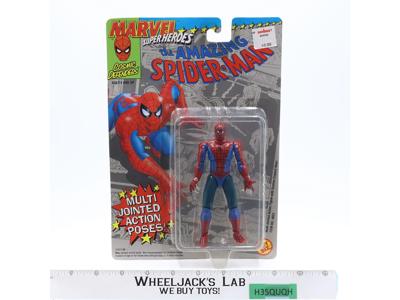 Amazing Spiderman Multi Jointed Marvel Superheroes Figure ToyBiz 1992 MOSC New